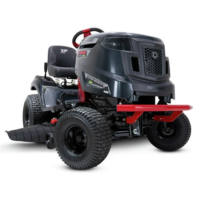 moblim-product-25-image-1 Troy-Bilt Bronco 42E XP – 42” 56V MAX Lithium-Ion Electric Riding Lawn Tractor - Image 1