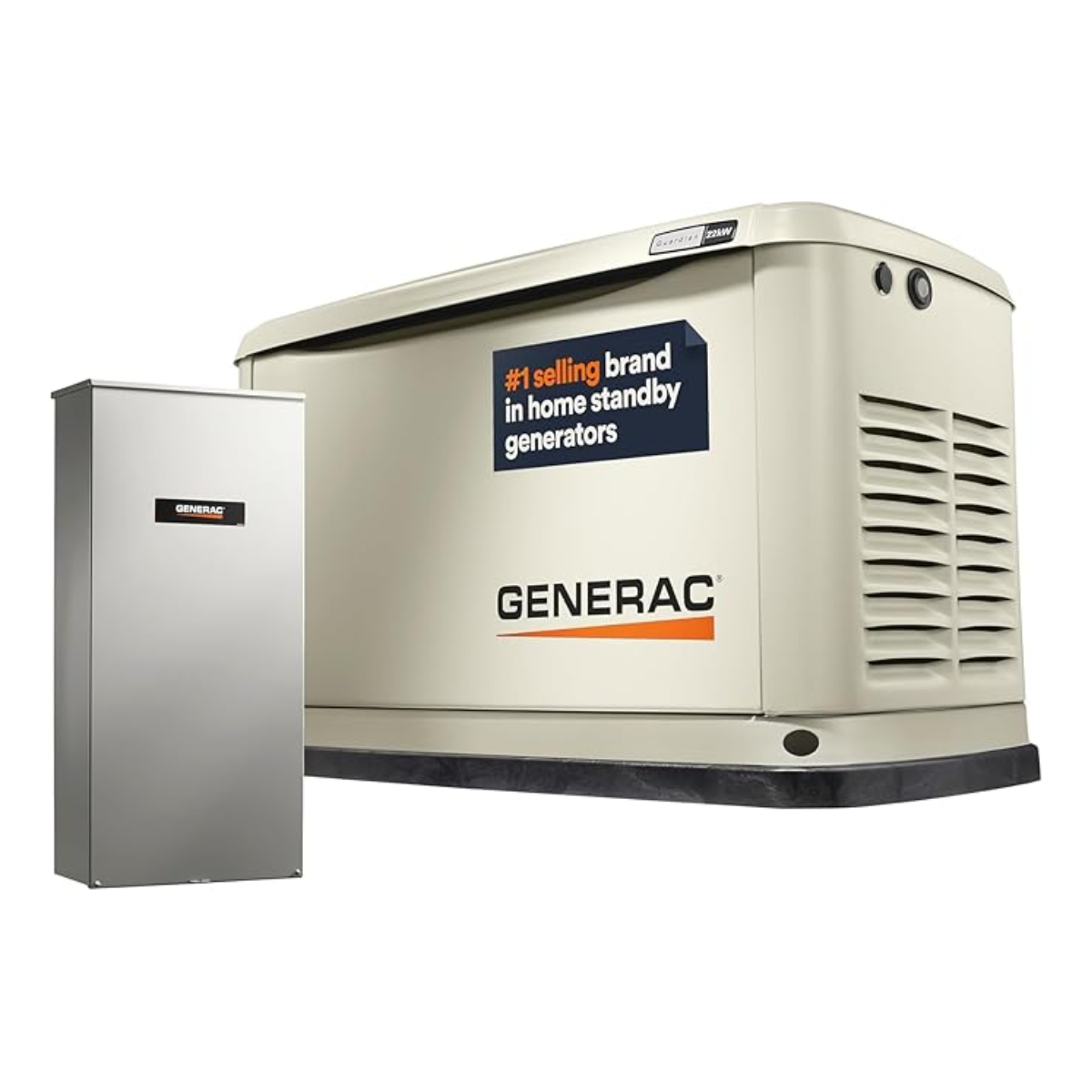 moblim-product-40-image-1 Guardian Series 22 kW/19.5 kW Air Cooled Home Standby Generator with Wi-Fi and Whole Home 200 Amp Transfer Switch - Image 1