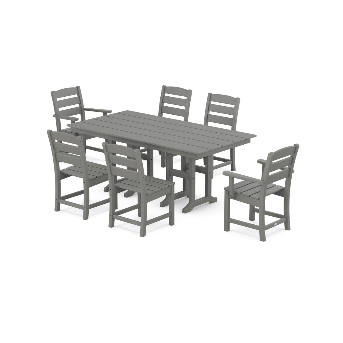 moblim-product-47-image-1 Polywood Lakeside 7-Piece Farmhouse Dining Set – Slate Grey - Image 1
