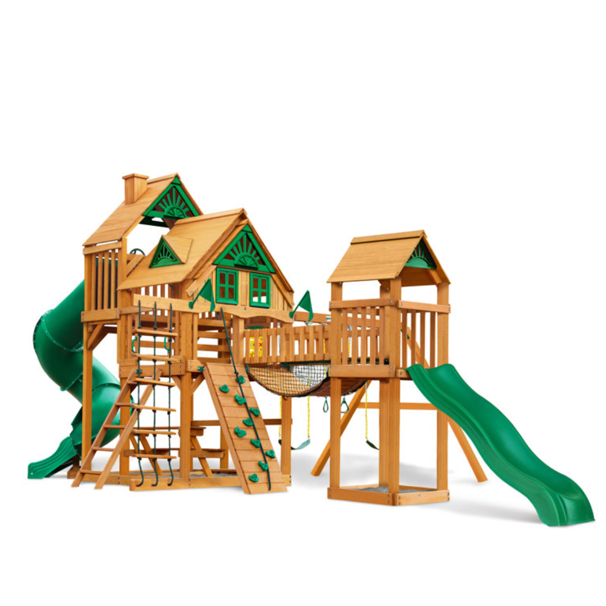 moblim-product-53-image-1 Gorilla Playsets Treasure Trove II Treehouse Wooden Swing Set - Image 1