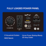 DuroMax XP5500EH 5,500 Watt Portable Dual Fuel Generator - Image 4