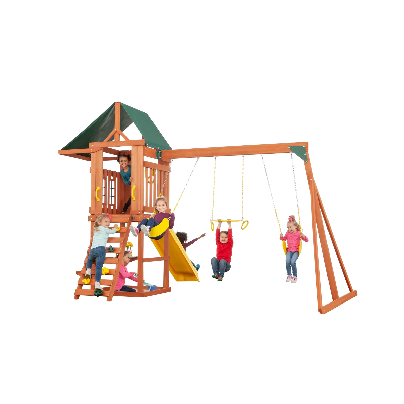 laitmm-product-47-image-1.png Creative Cedar Designs Cedar Cottage Wooden Swing Set - Image 1