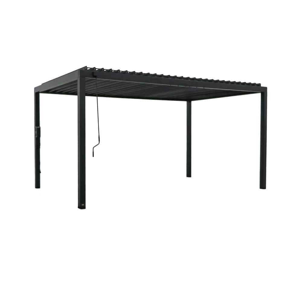 ltm-product-100-image-1.jpg Backyard Discovery Sarasota Galvanized Steel Louvered Pergola - Image 1