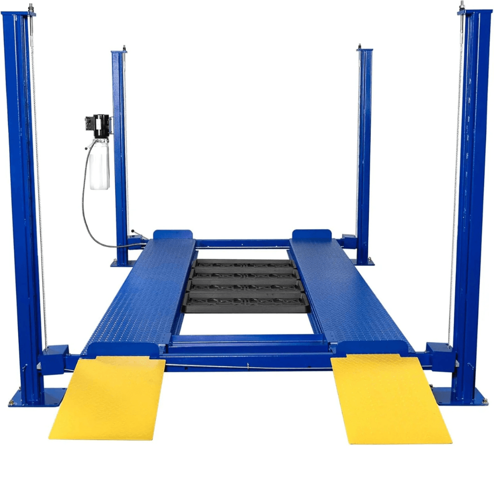 ltm-product-223-image-1.png WEIZE 8500lbs 4-Post Car Lift with Caster Kits – PLA-1030 - Image 1