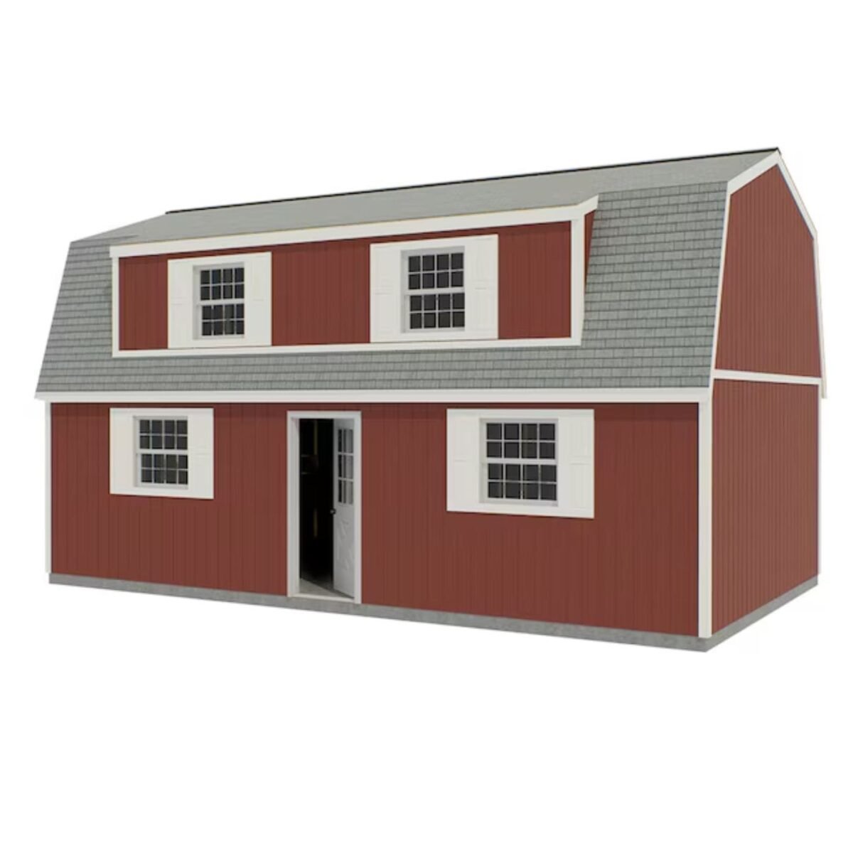ltm-product-234-image-1.jpg Best Barns Camp Reynolds 16-ft x 32-ft Gambrel Style Wood Outdoor Storage Shed - Image 1