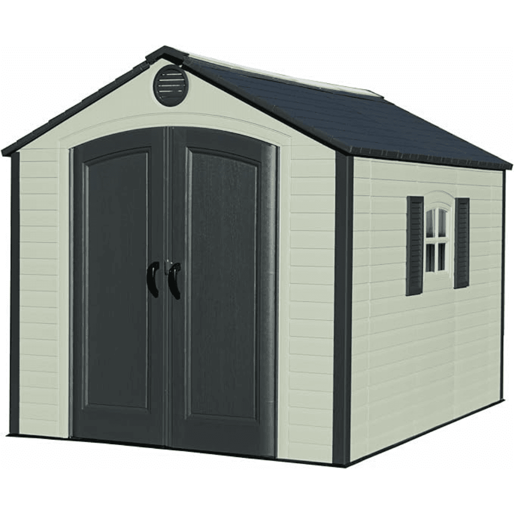 ltm-product-254-image-1.png Lifetime 8′ x 10′ Outdoor Plastic Shed W/ Floor and Windows (60238) - Image 1