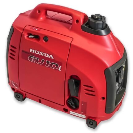 Honda EU10i 1000W Portable Inverter Generator – Super Quiet Lightweight Gas Generator for Camping