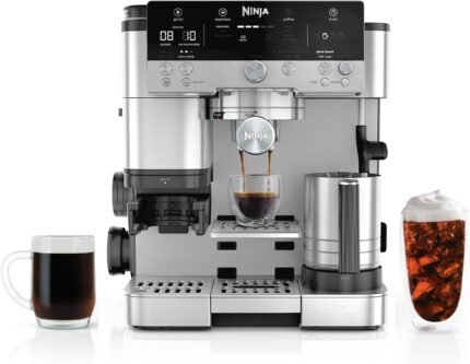 Ninja Luxe Café Premier Series - 3-in-1 Espresso Machine with Barista Assist Technology - ES601UK