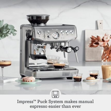 Sage the Barista Express Impress Espresso Machine - Integrated Grinder with Assisted Tamping - SES876 - image 2