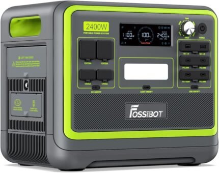 2048Wh Portable Power Station 2400W LiFePO4 – Fast Charging Solar Generator for Home Backup & Off-Grid