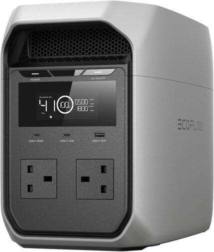 1070Wh Portable Power Station 1800W LiFePO4 – Solar Generator with UPS & 1 Hr Fast Charging
