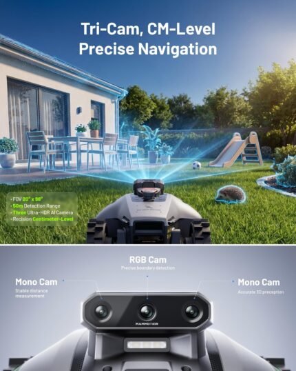 Mammotion YUKA mini 2 500 Robot Lawn Mower – Wire-Free AI Vision Robotic Mower for Small Lawns up to 0.12 Acre - image 2