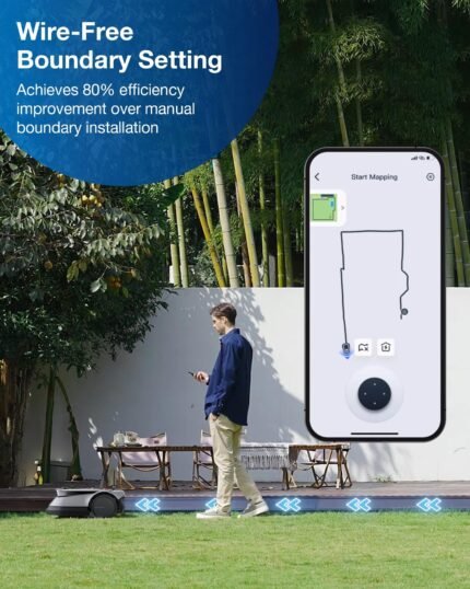 ECOVACS GOAT G1-800 Robot Lawn Mower – No Boundary Wire, 3D Obstacle Avoidance, for Lawns up to 0.2 Acre - image 2