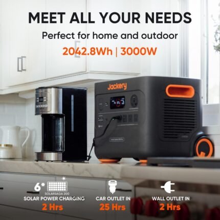 Jackery Explorer 2000 Plus Portable Power Station 2042Wh 3000W – Expandable LiFePO4 Solar Generator - image 2