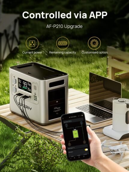 2048Wh 2400W Portable Power Station LiFePO4 – Solar Generator Battery Backup for Home & Camping - image 2