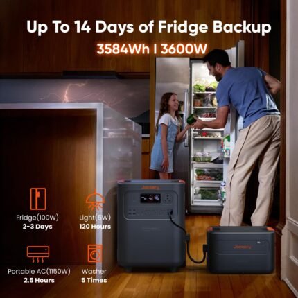 Jackery HomePower 3600 Plus Portable Power Station 3584Wh 3600W – LFP Solar Generator Expandable to 21kWh - image 2