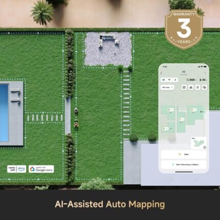 Dreame A2 1200 Robot Lawn Mower – Wire-Free, No RTK Needed, 3D LiDAR + AI Vision, for Lawns up to 0.3 Acre - image 2