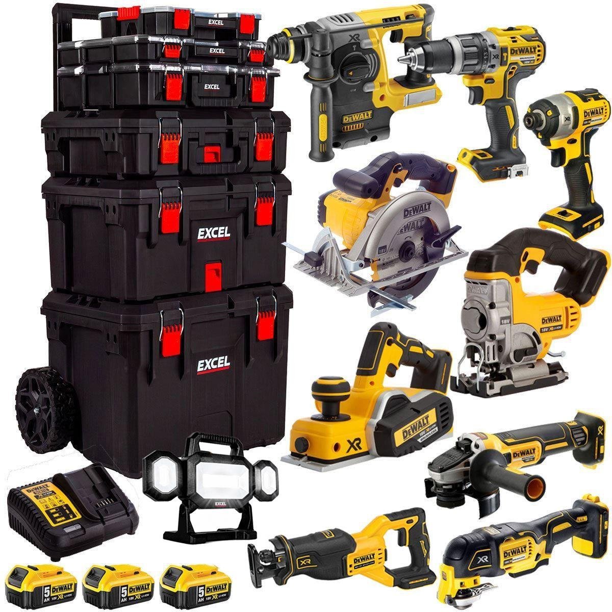 9f034c40-f7f9-4edf-adb5-1b4e5f0122df.jpg DEWALT 20V MAX XR 10 Tool Combo Kit with 3 x 5.0Ah Batteries, Charger & Rolling Toolbox (DCKT4T10P4)