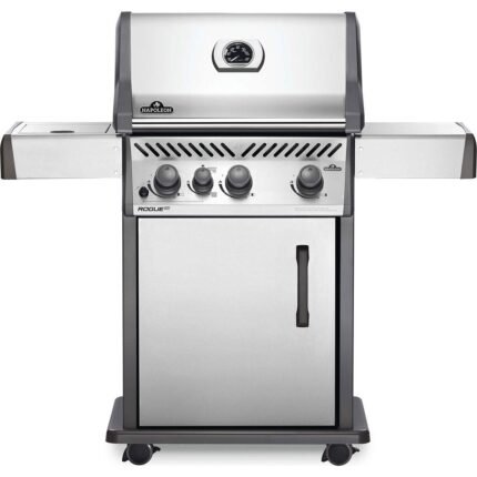 Napoleon Rogue XT 425 Propane Gas Grill – 3-Burner BBQ Grill, Stainless Steel