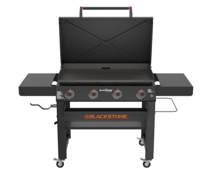 Blackstone Culinary Omnivore 36 in Propane Griddle with Hood – 4-Burner Flat Top Grill