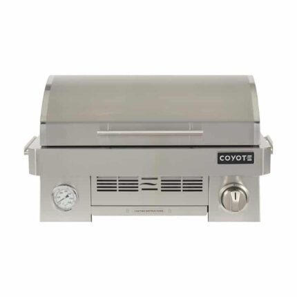 Coyote 25 in Portable Gas Grill – Stainless Steel Tabletop BBQ Grill