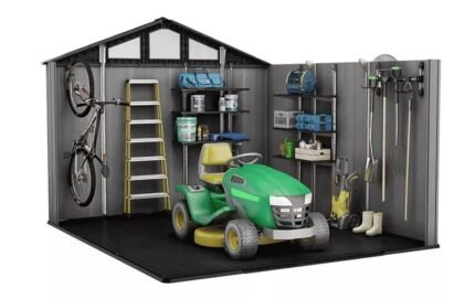 Keter Stronghold 10 x 11.5 ft Resin Storage Shed – Heavy Duty Outdoor Plastic Shed, Gray - image 2